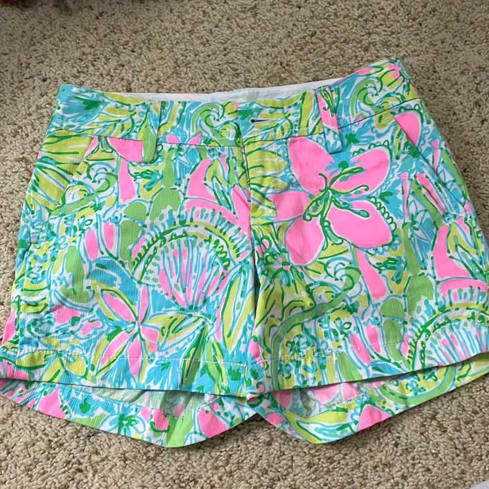 Lily Pulitzer button "The Callahan Short" Womens 00